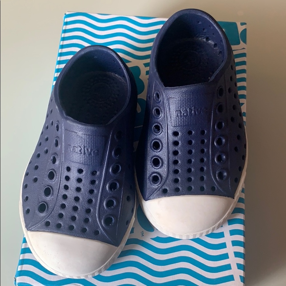 Native brand navy shoes